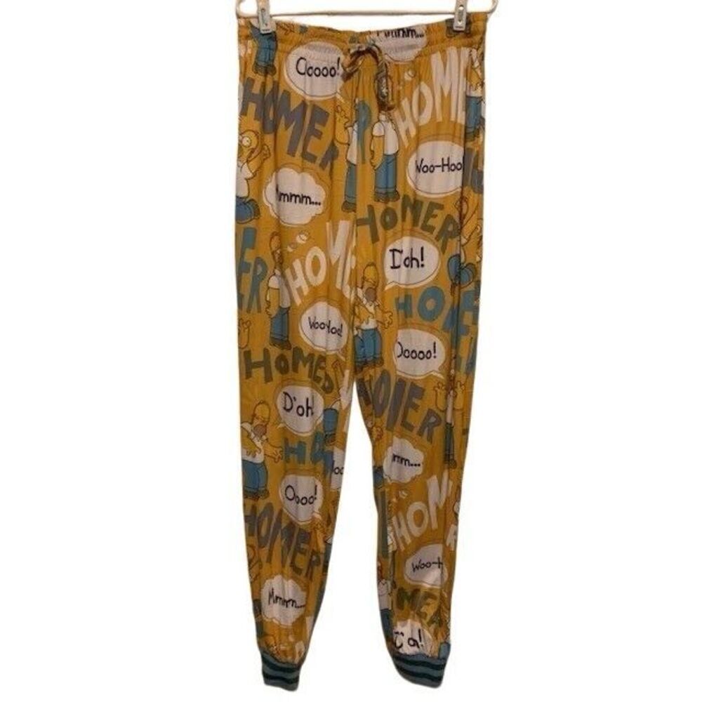 THE SIMPSONS SIZE LARGE MEN'S JOGGER PAJAMA PANTS